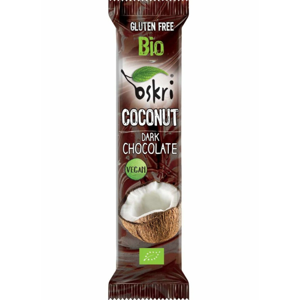 Oskri Reep Kokosnoot Choco Bio 53 gr