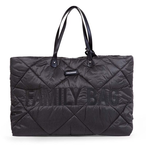 Family Bag Sac à langer matelassé Noir - CHILDHOME