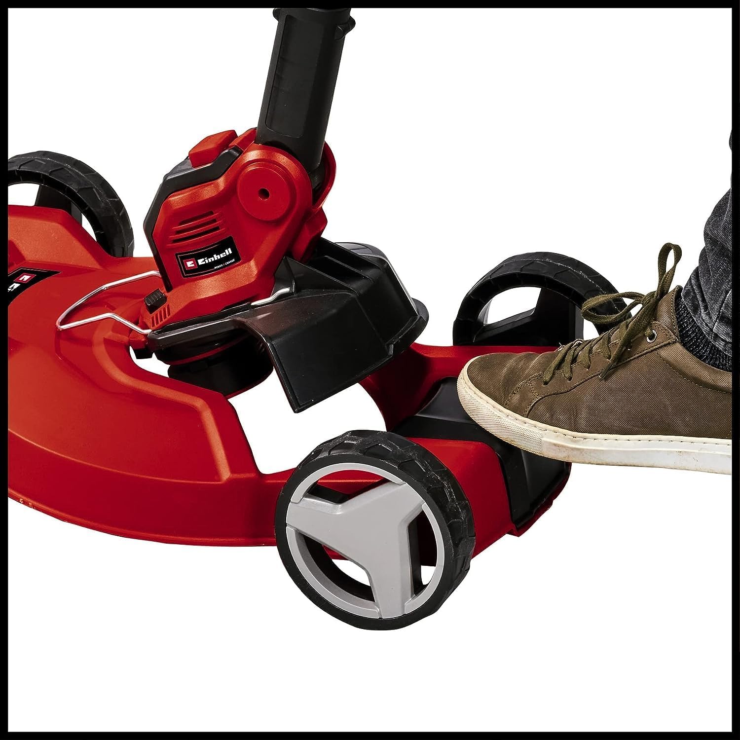 Einhell Akku-Rasentrimmer GE-CT 18/28 Li TC-Solo Power X-Change (18 V, inkl. Trimmer Cart, 28 cm Schnittbreite Faden, ohne Akku und Ladegerät)