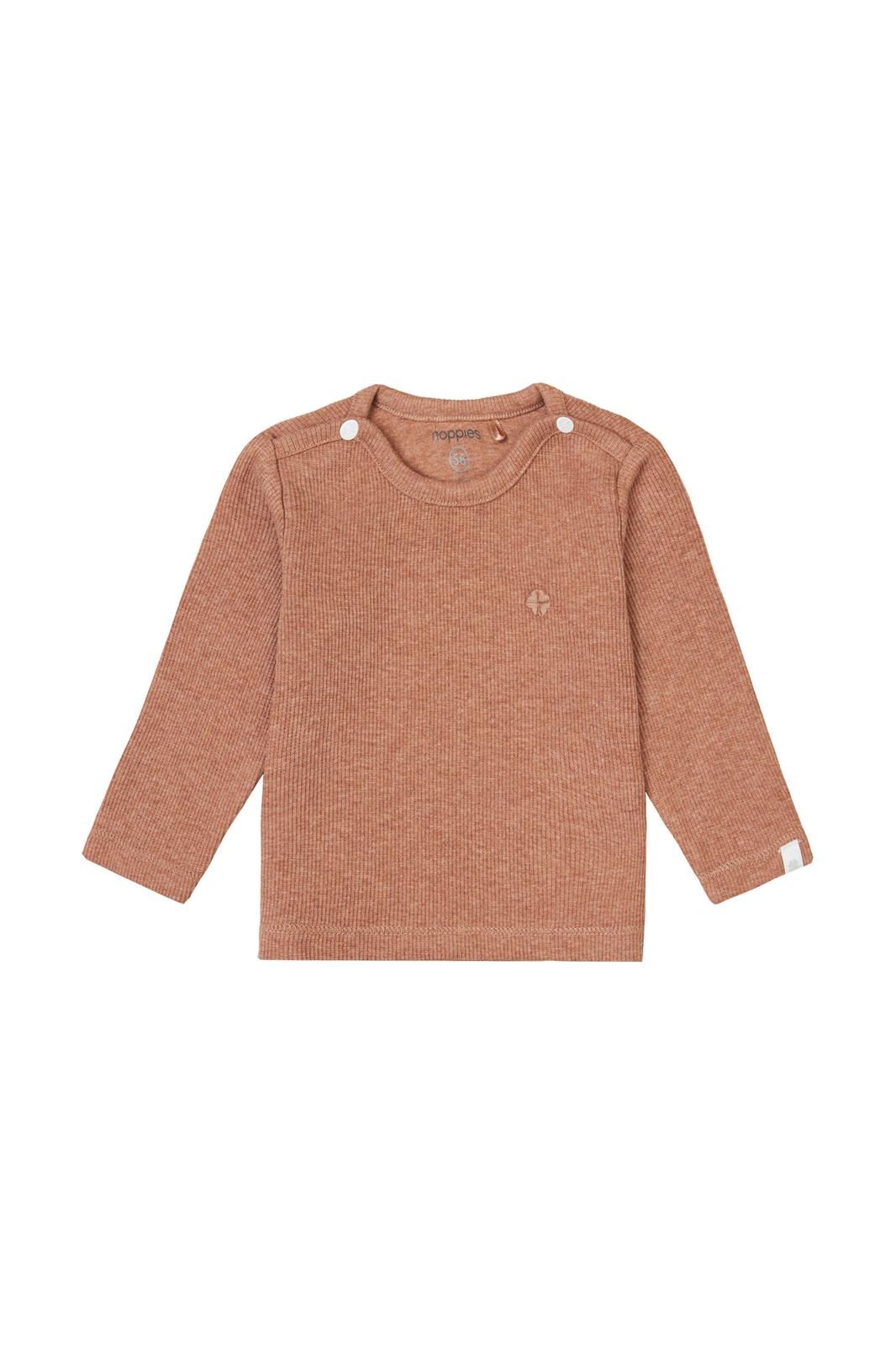 Noppies Newborn Longsleeve Natal - Cafe Au Lait Melange