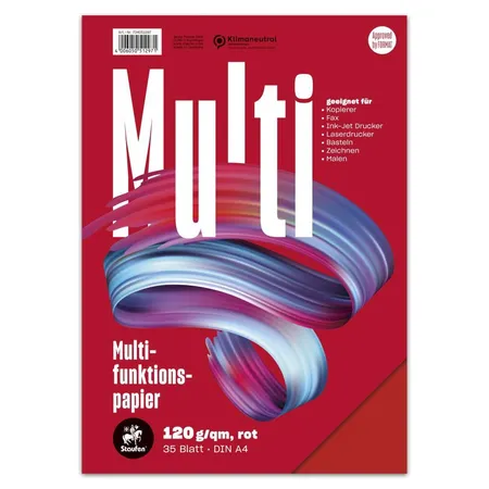 Staufen Style Multifunktionspapier A4 35 Blatt 120g/qm rot