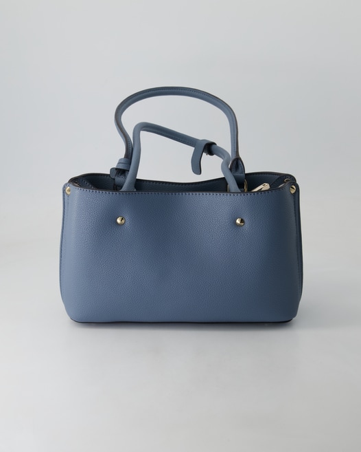 Guess Meridian Shoulder Satchel Handtasche in Blau