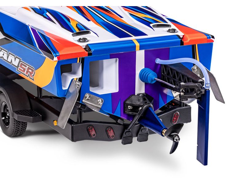 Traxxas Speedboot Spartan SR 1037 mm Rot, ARTR Selbst-aufrichtendes 6S Brushless Rennboot