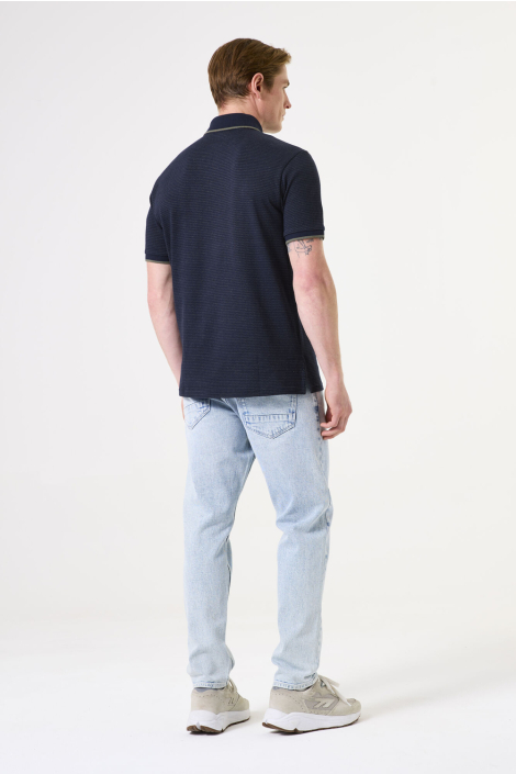 Garcia blauwe heren polo