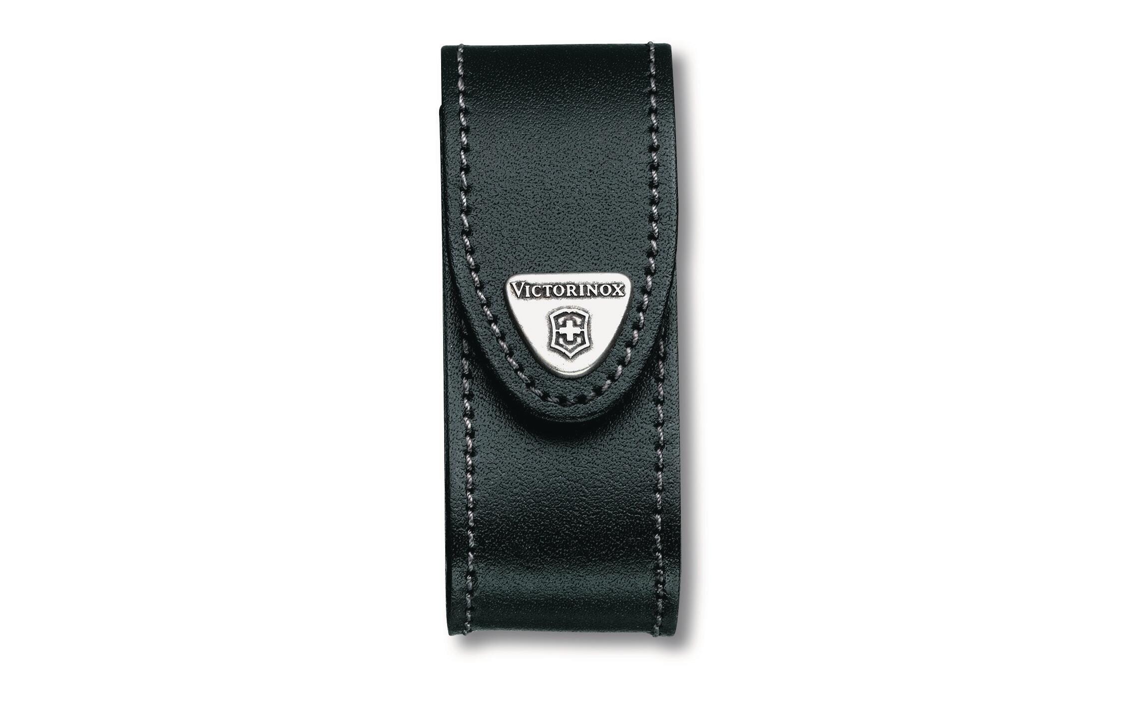 Gürteletui Leder, schwarzDie perfekte Ergänzung zum Schweizer Taschenmesser