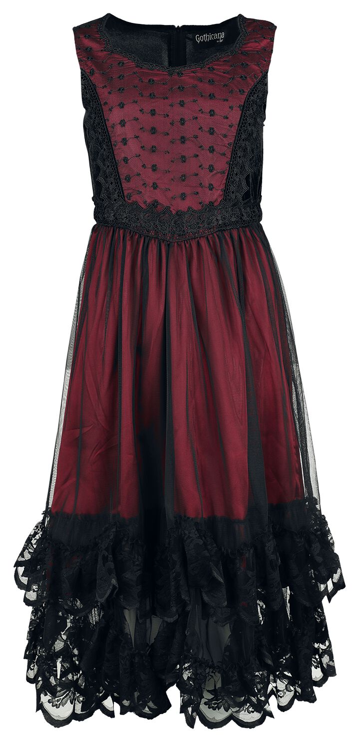 Robe Sans Manches Dentelle | Gothicana by EMP Robe mi-longue