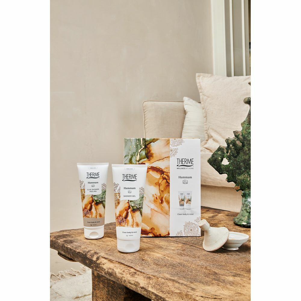 Therme Shower Treatment Geschenkset Hammam1 set