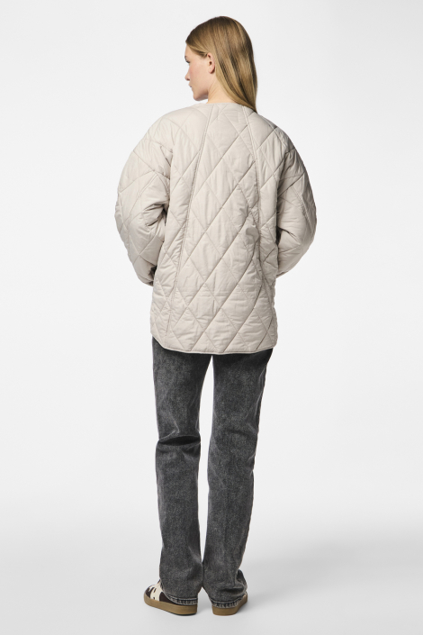 Pieces beige dames jas