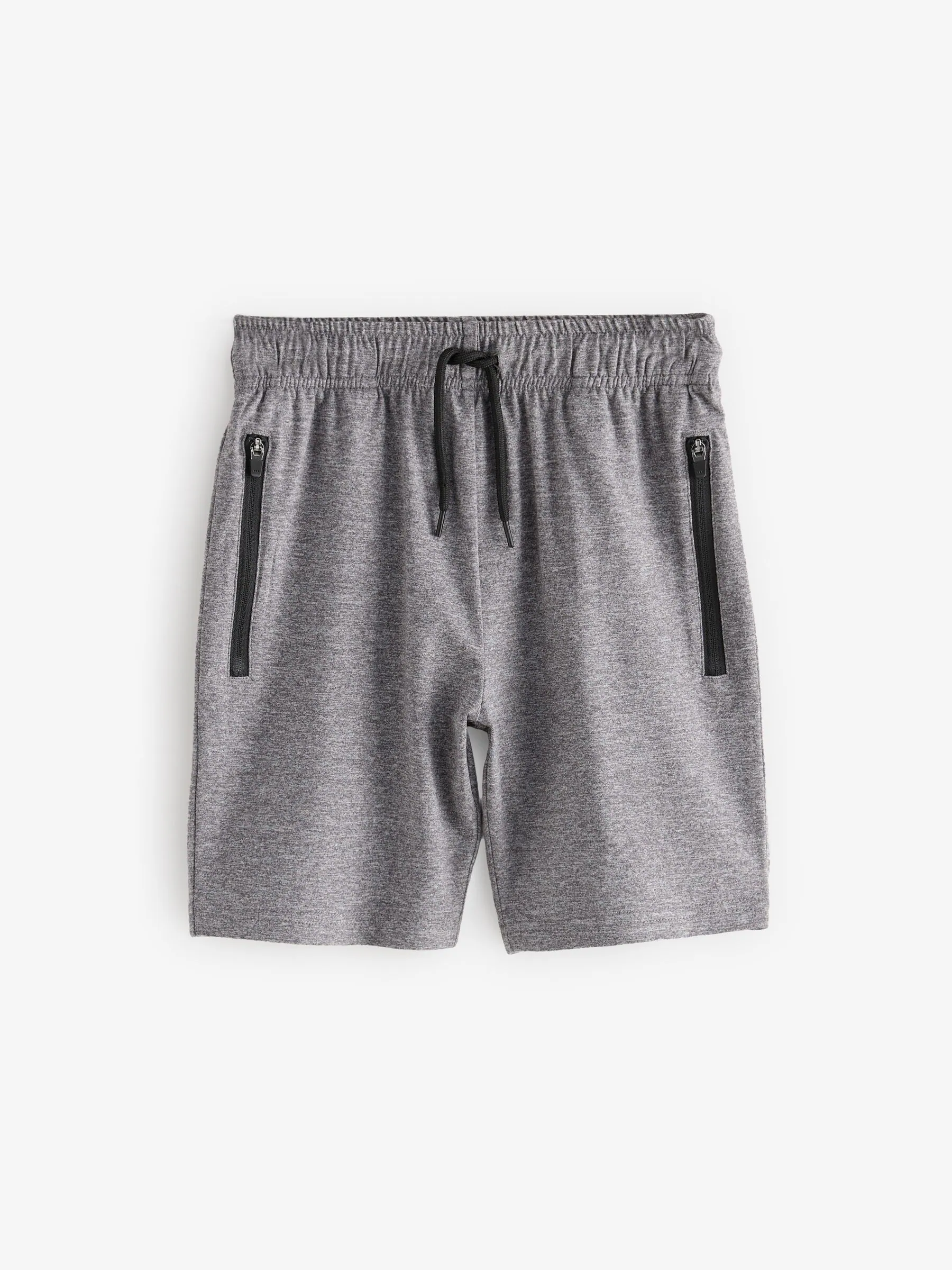 Zwart/grijs - Verpakking van 2 lichtgewicht sportshorts (3-17jaar)