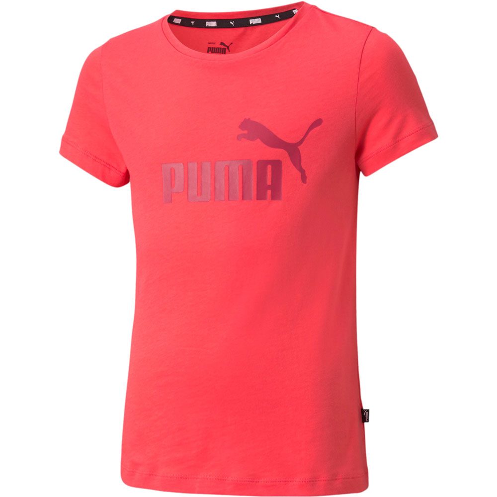 Puma Essentials Logo T-Shirt Mädchen paradise pink