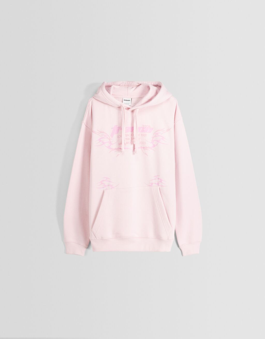 Moletom com capuz estampado