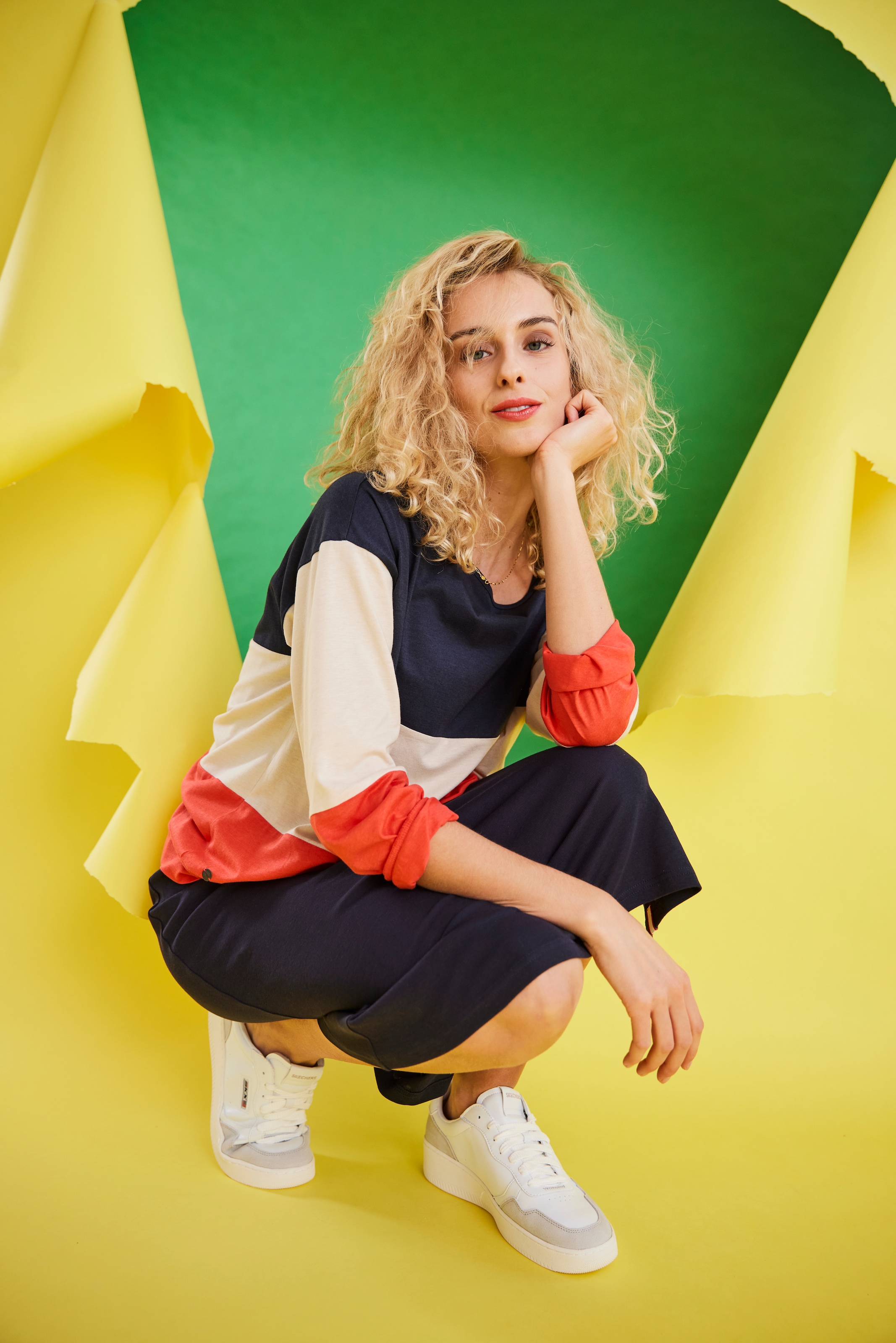 KangaROOS 2-in-1-Kleid Set, 2 Stk. tlg. mit Streifenshirt im Lagenlook - NEUE KOLLEKTION