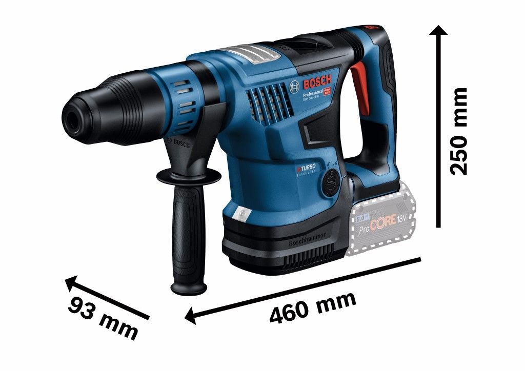 Bosch GBH 18V-36 C Accu boorhamer set in Koffer - 0611915002
