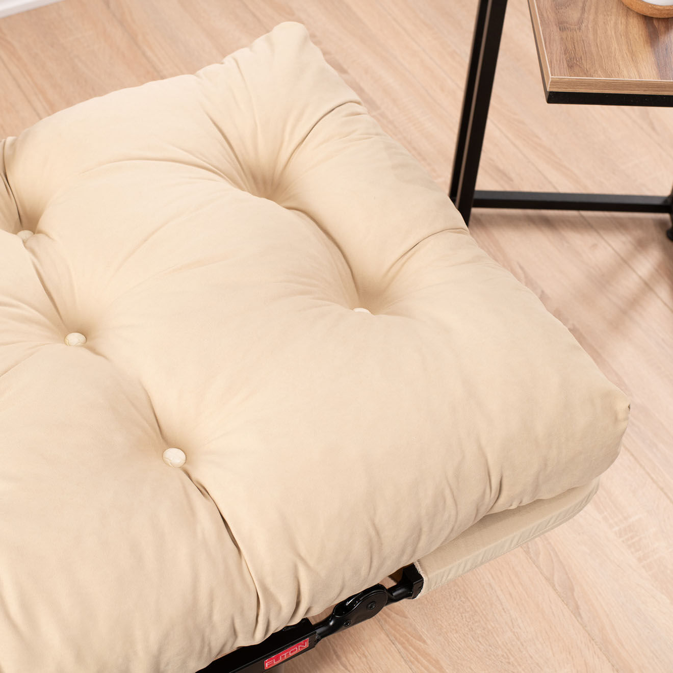 Atelier del Sofa Canapé 2 places convertible Nitta crème - 155x85x73 cm