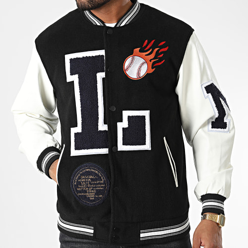 Veste Teddy Noir