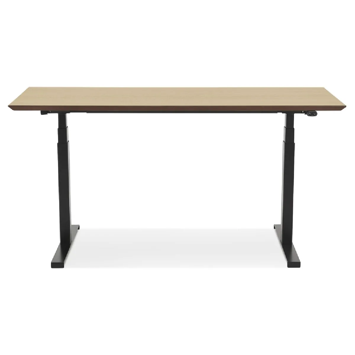 Alterego Bureau BIONIK Assis-Debout - Naturel/Noir