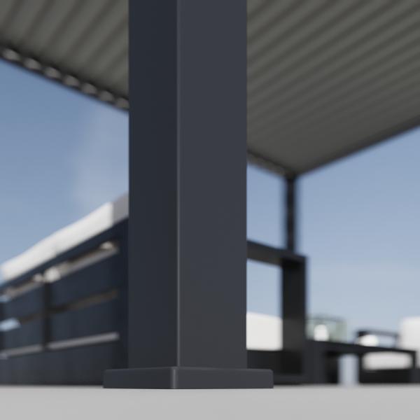 Weide Pergola LED E-Deluxe Plus 8x4, ca.
