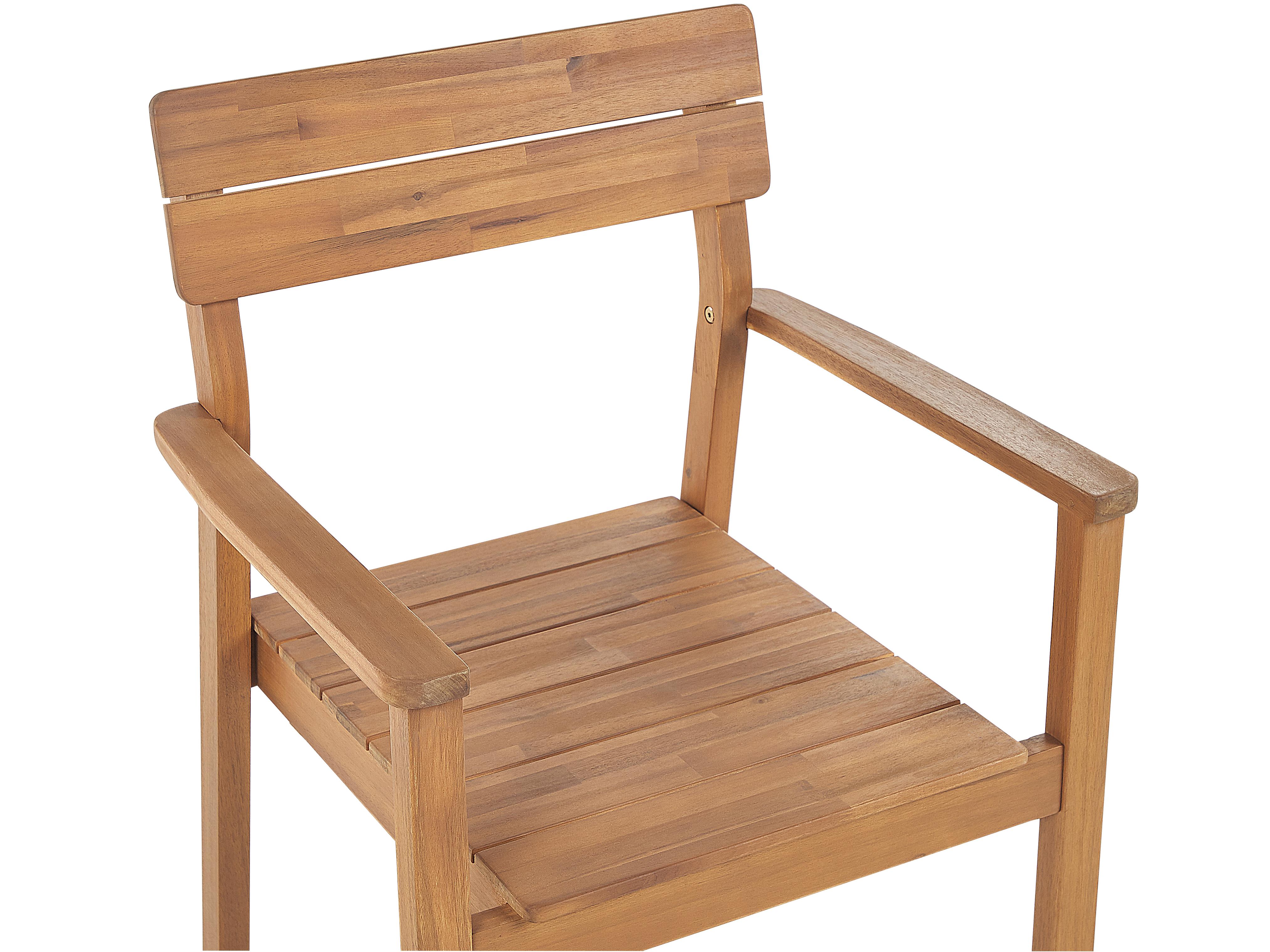 Tuinset 4-zits FORNELLI Acaciahout Bruin