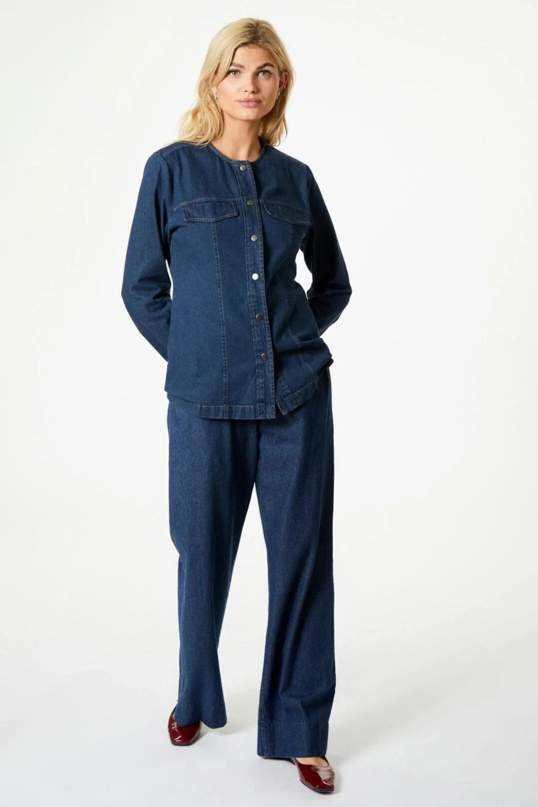 Neo Noir Yana Denim Long Pants