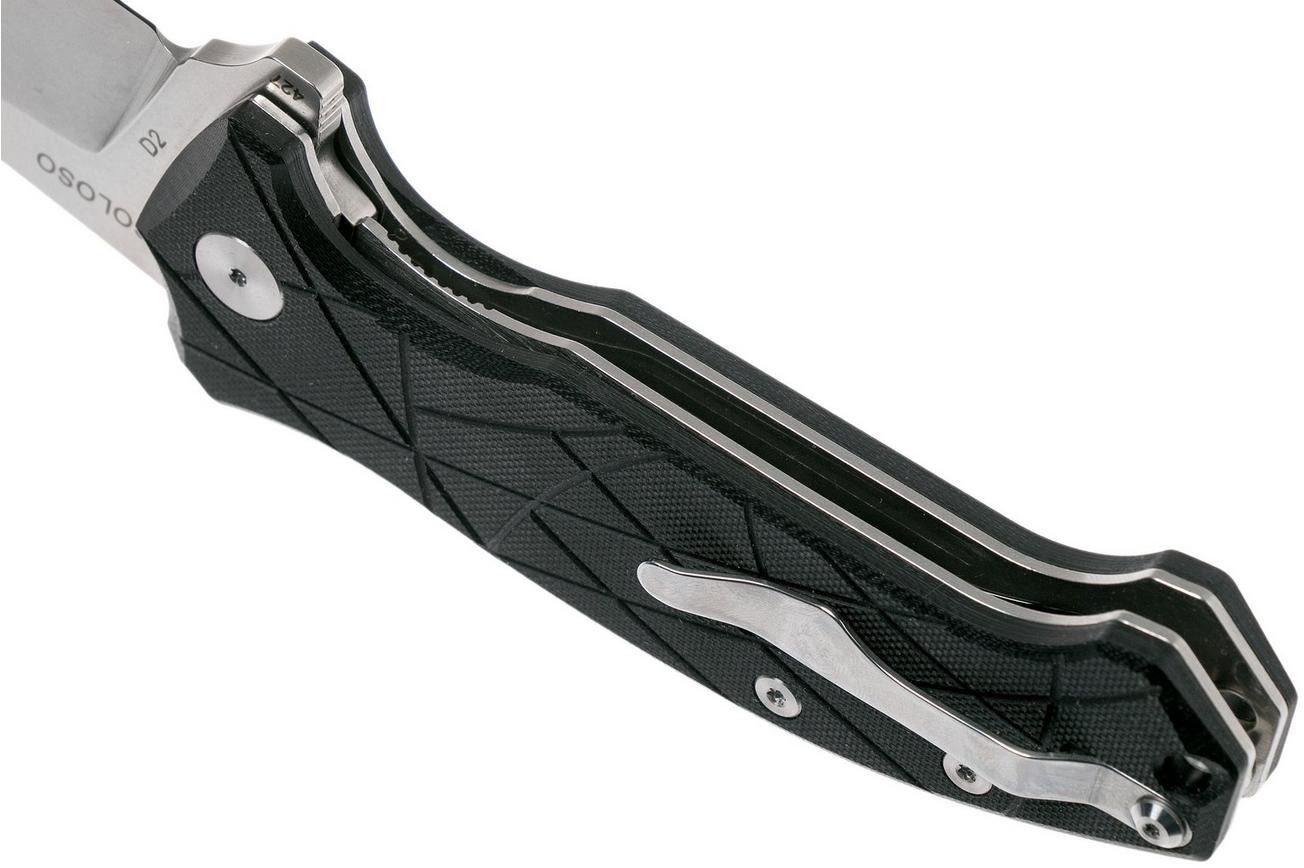 Amare Knives Coloso, black G10, zakmes