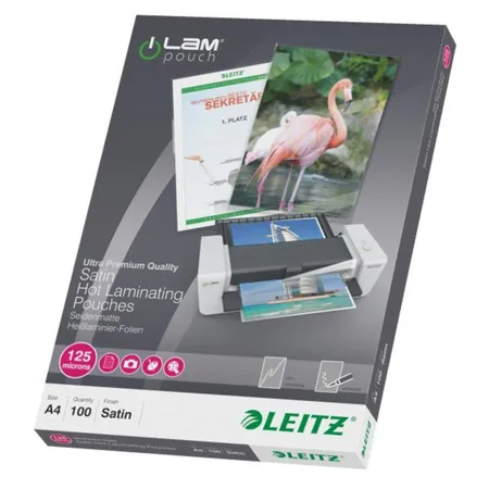 Leitz iLAM Heißlaminierfolien Seidenmatt A4, 125 mic, 100 Stück