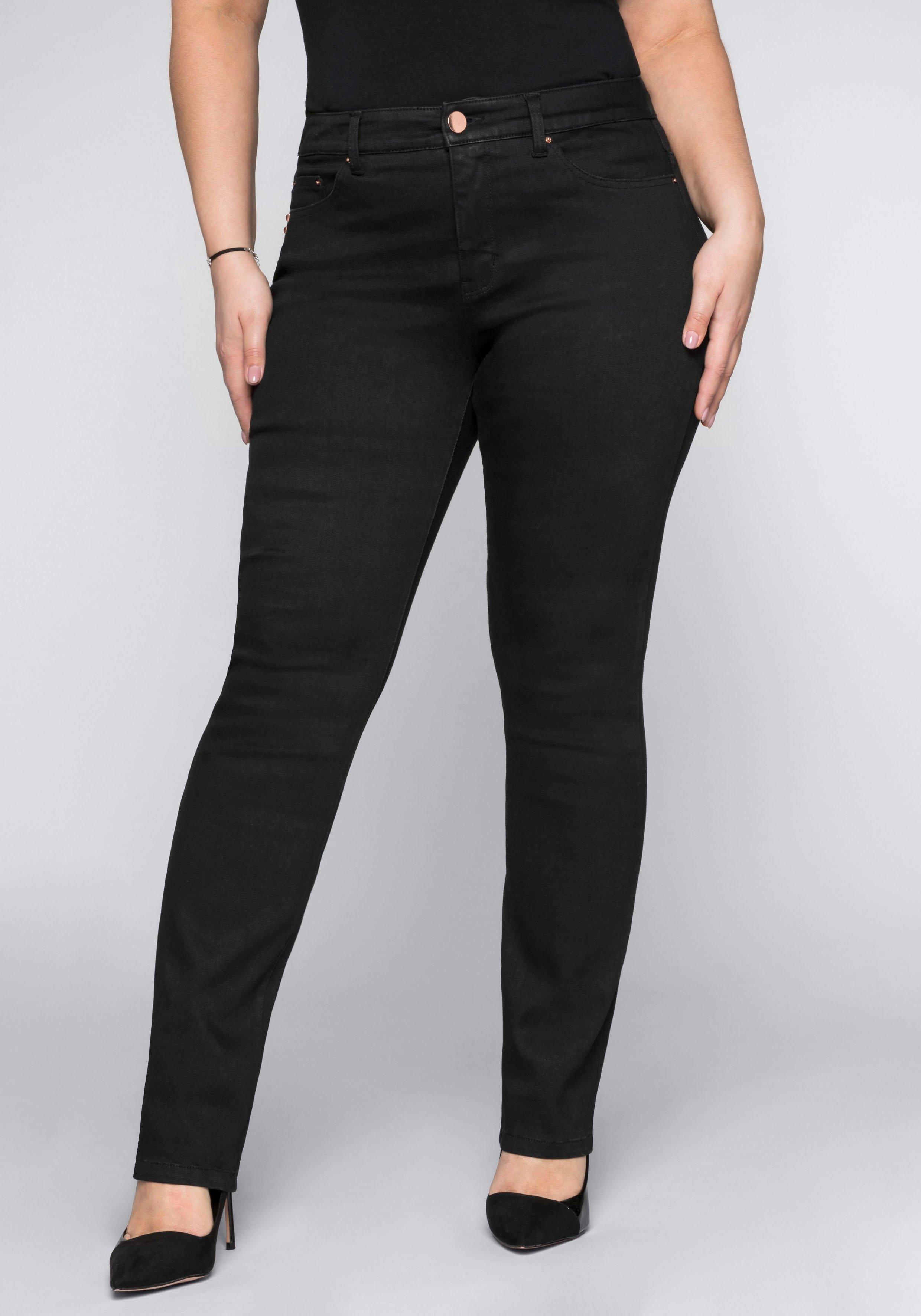 Skinny Stretch-Jeans mit Bodyforming-Effekt