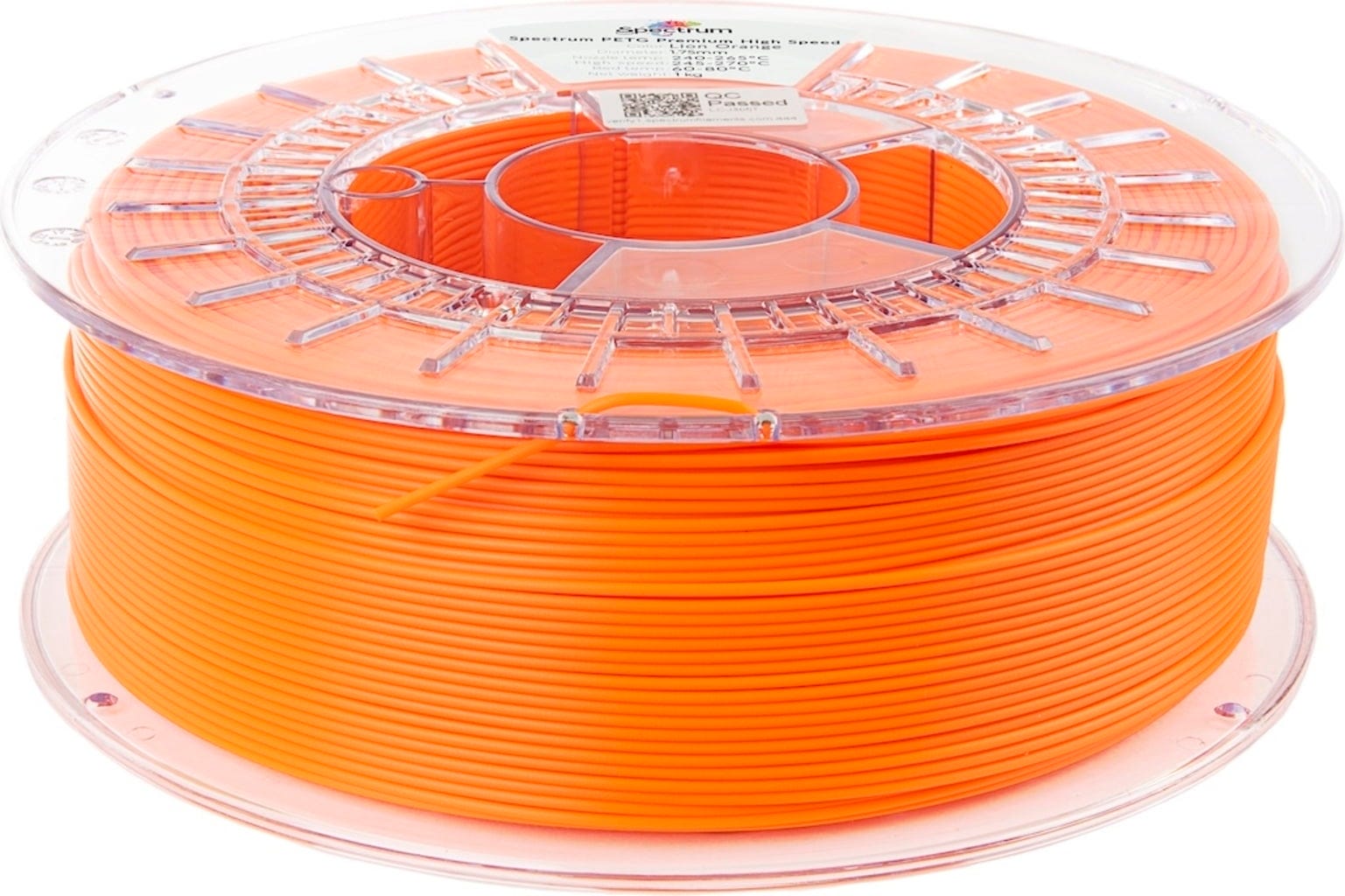 Spectrum  PETG Premium High Speed Lion Orange, 1,75 mm / 1000 g    Der Turbo für den 3D Druck in Lion Orange