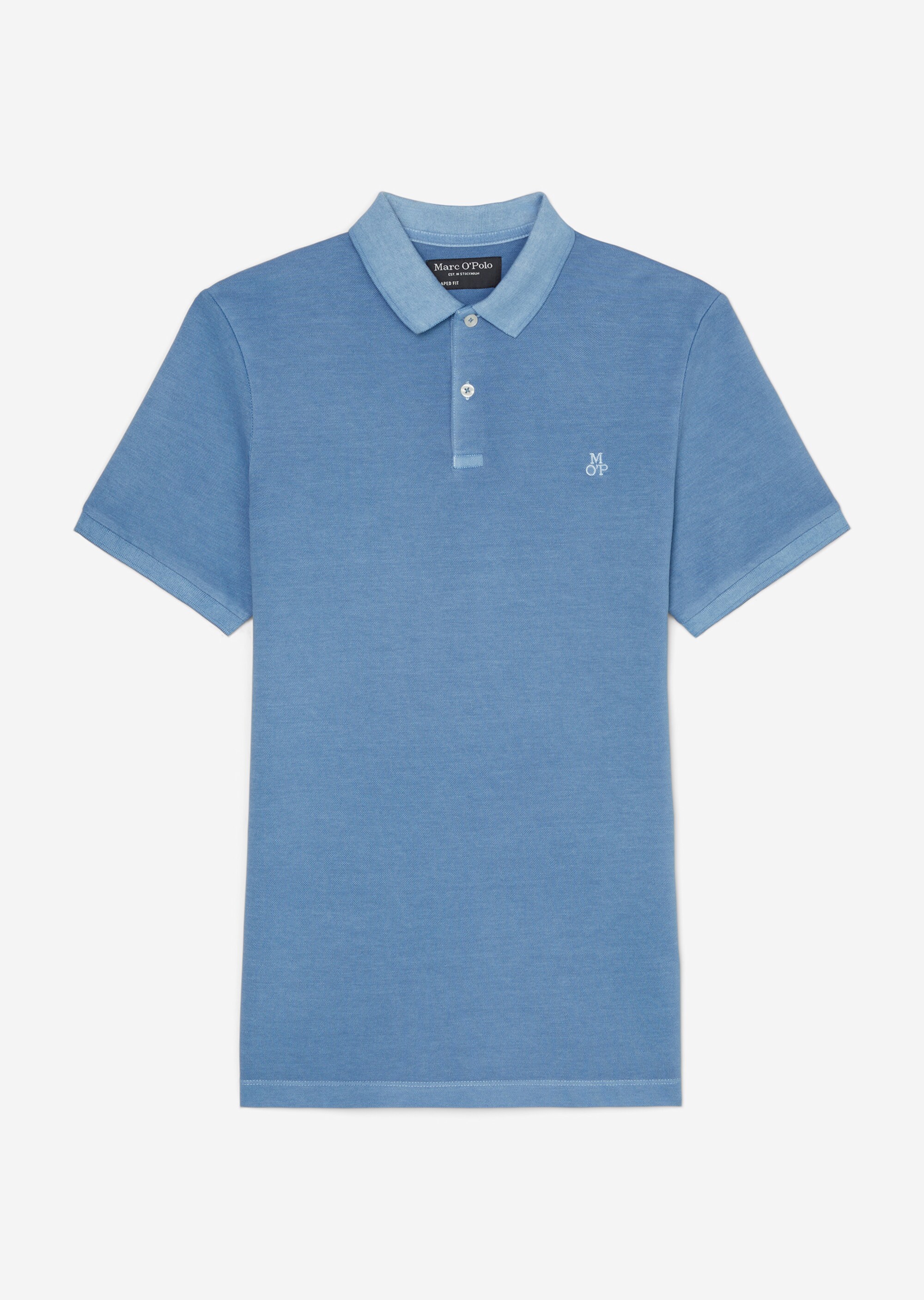 Poloshirt Piqué shaped aus Organic Cotton-Stretch