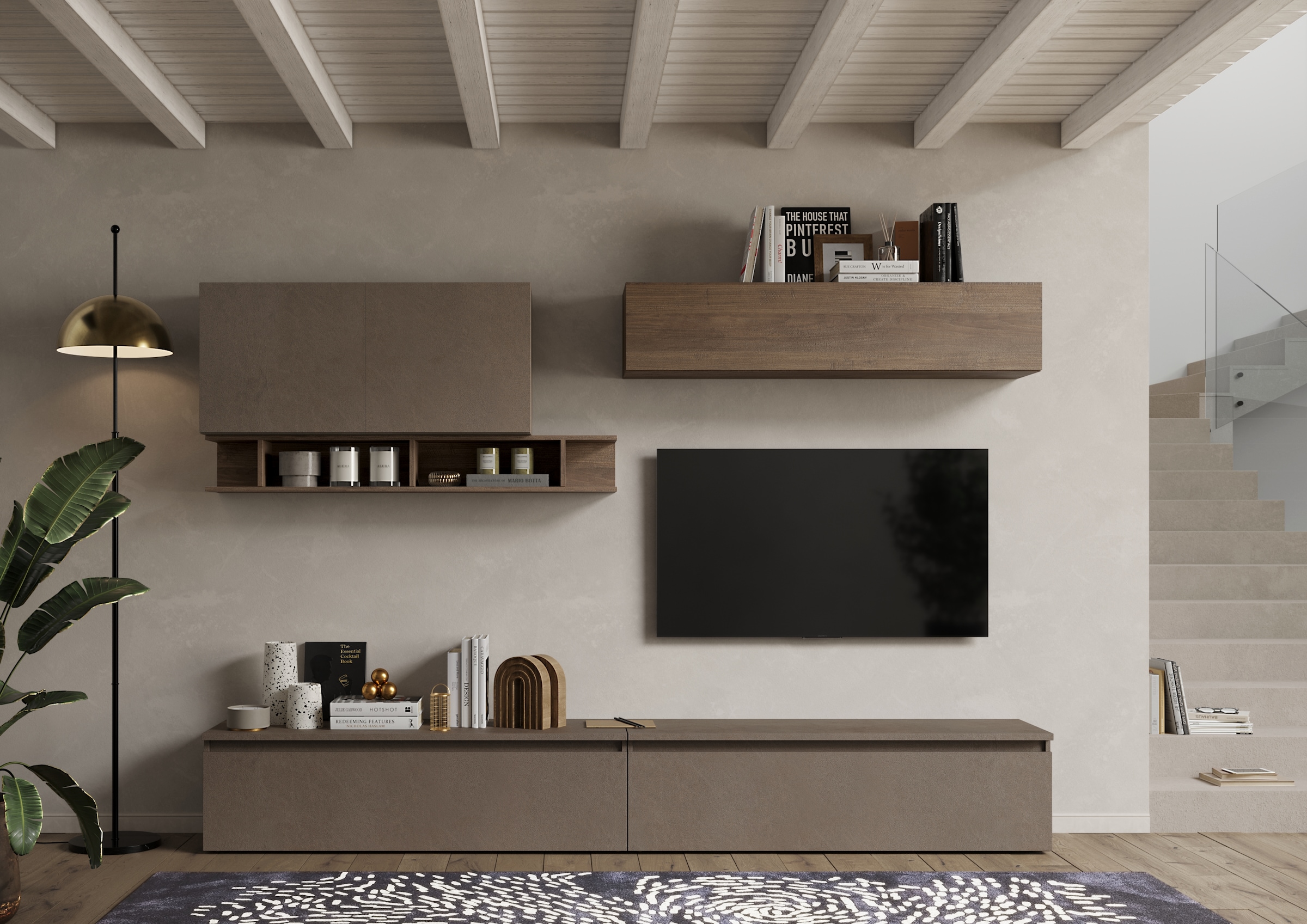 INOSIGN Wohnwand »Infinity, 6tlg. Breite 276 cm, Höhe variabel, Schrankwand, Anbauwand«