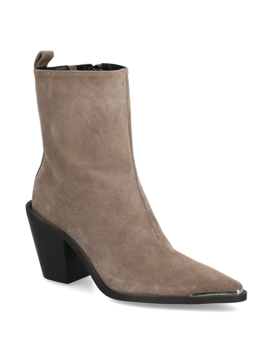 Veloursleder Stiefelette