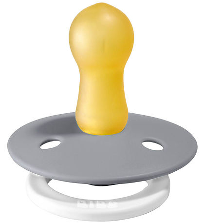 BIBS Colour Leuchtende Schnuller - Gr. 1 - 2er-Pack - Rund - Sag