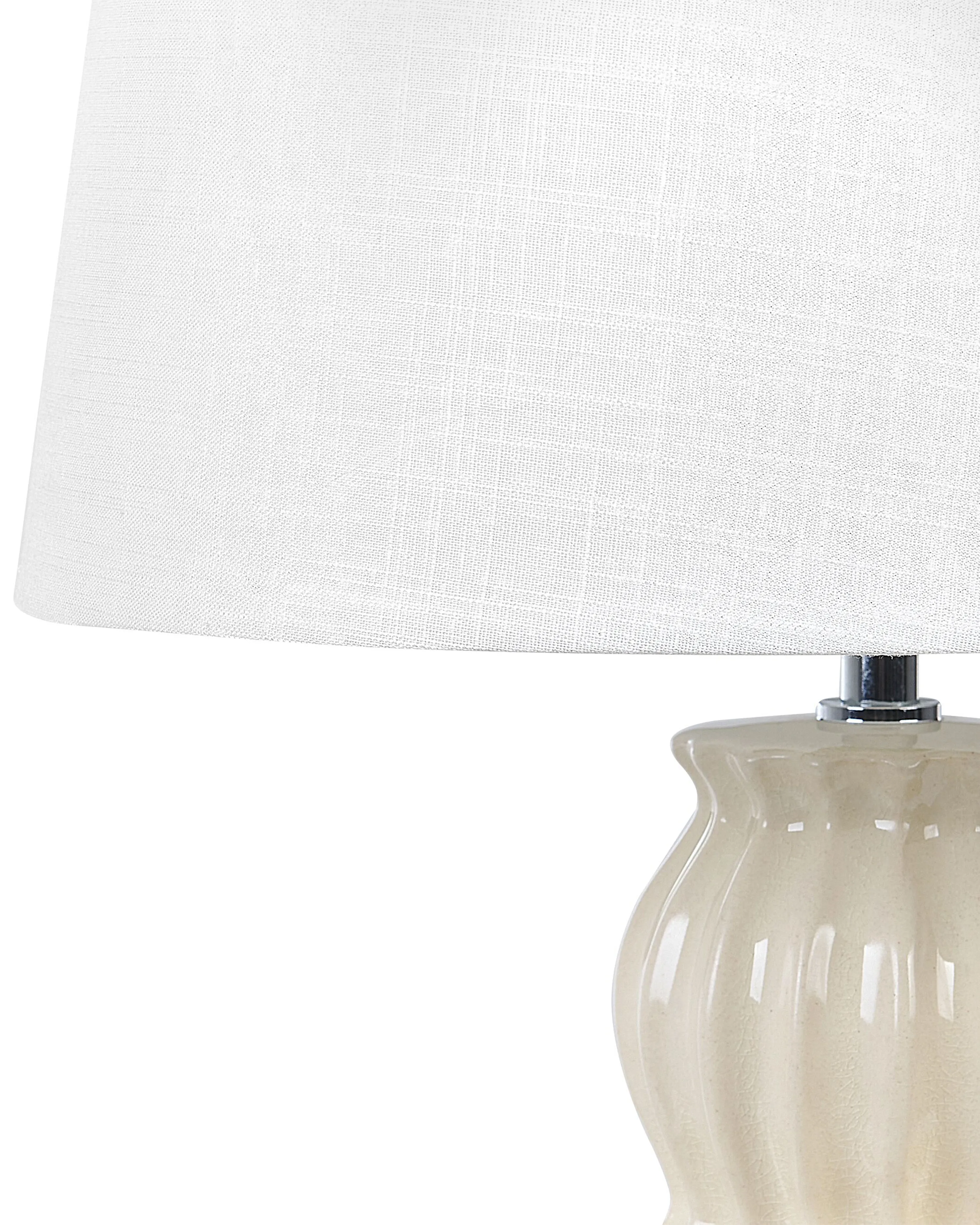 Tafellamp MALABUKA Keramiek Beige