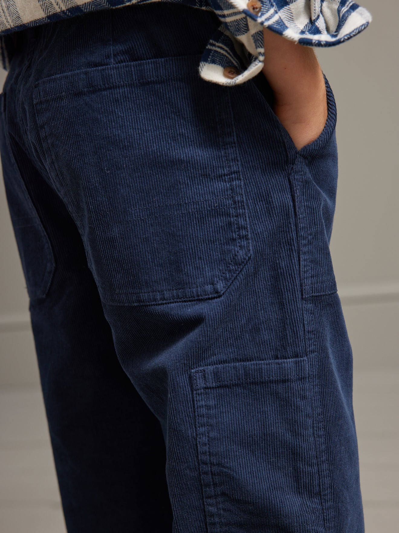 Pantalon cargo Garçon en velours