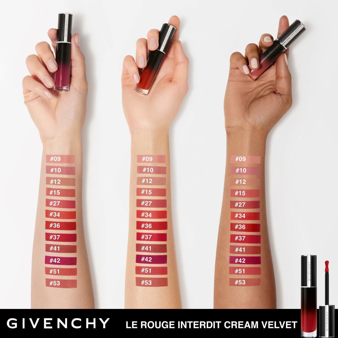 GIVENCHY LÁBIOS Le Rouge Interdit Cream Velvet