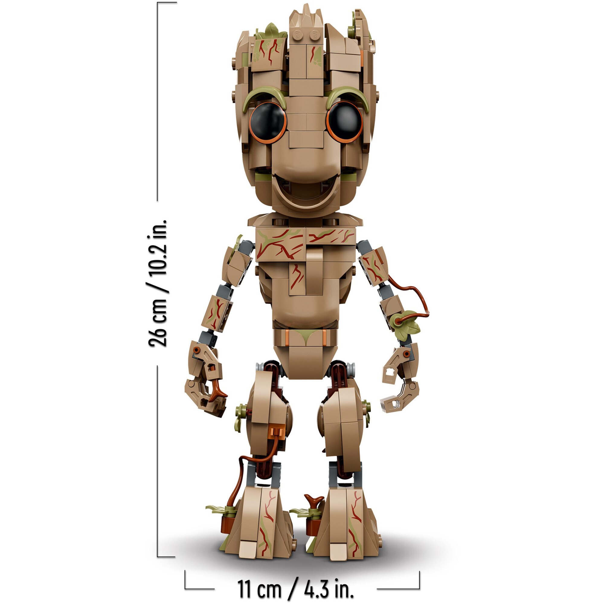 LEGO Konstruktionsspielzeug Marvel Super Heroes - Ich bin Groot