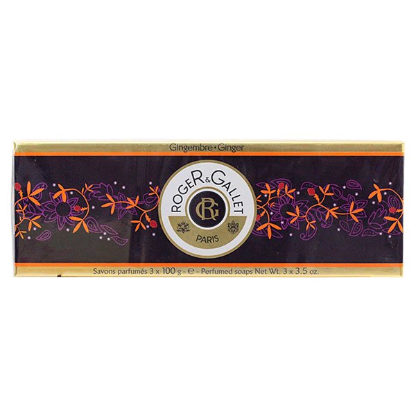 Savon parfumé gingembre 3x100g