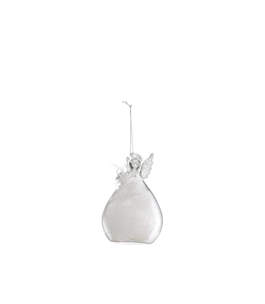 Paris Prix - Lot De 6 Sujets De Noël ange 11cm Transparent