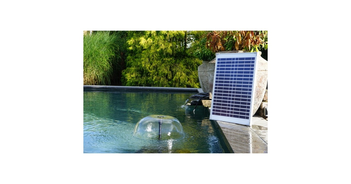 UbbinkSolarMax 1000 pomp  (Zwart, Incl. solarpaneel, pomp)