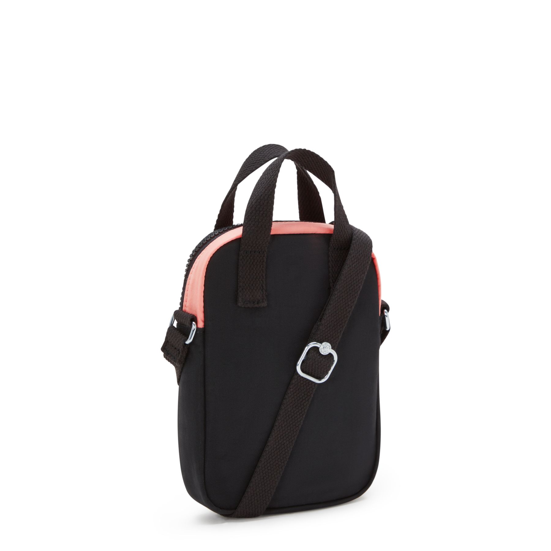 LEVY Petit sac à bandoulière zippé avec anses - Jazzy Black Block