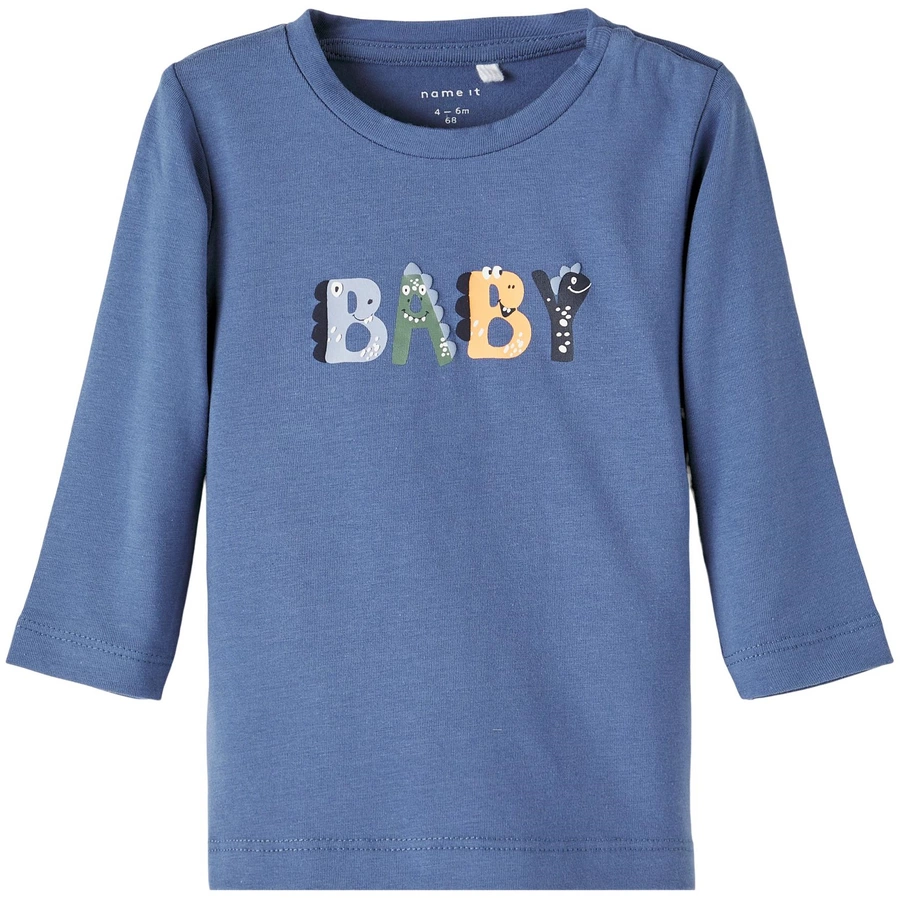 name it Langarmshirt Nbmticard Bijou Blue