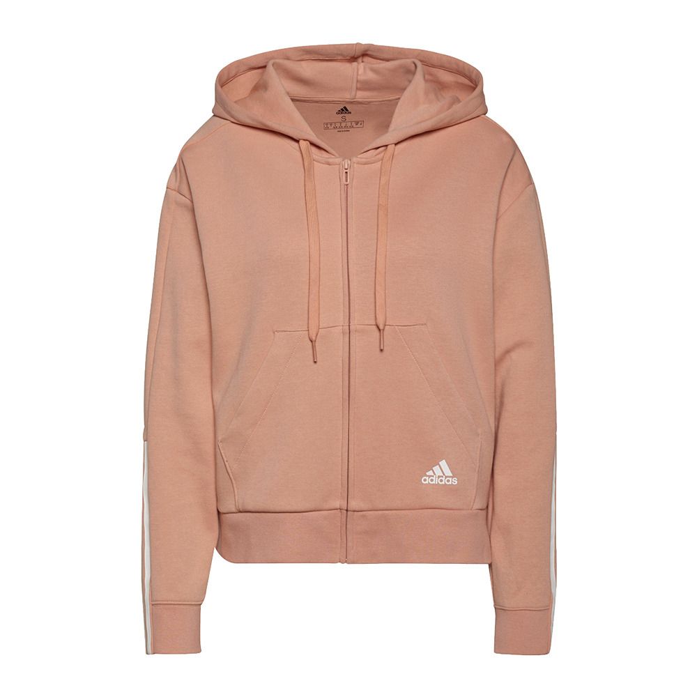Adidas Performance ESSENTIALS LOOSE-CUT 3-STRIPES FULL-ZIP - Sweat Femme amblus