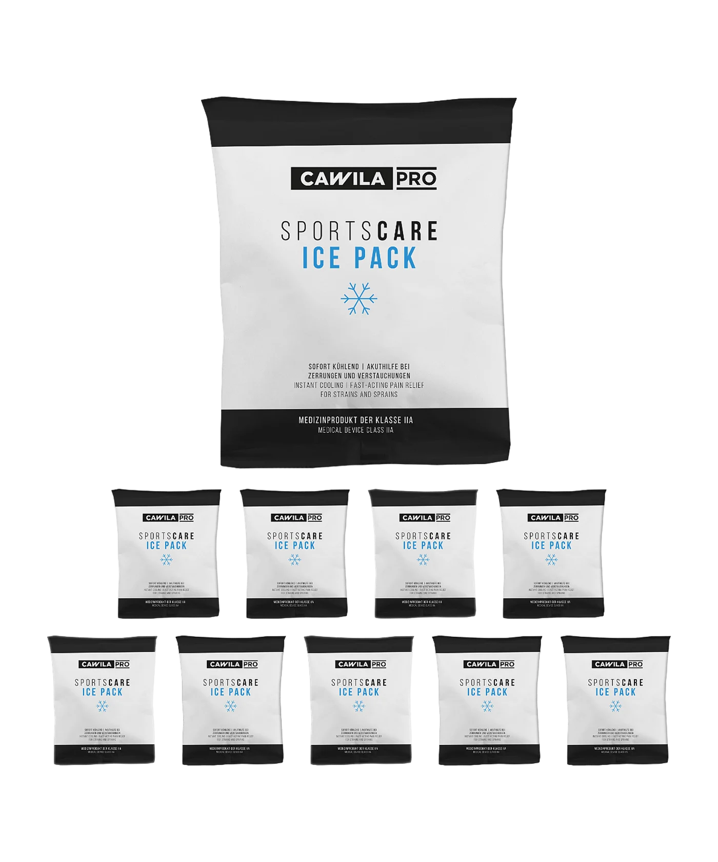 Cawila PRO Sportscare ICE PACK | 10er Set | 14 x 18 cm