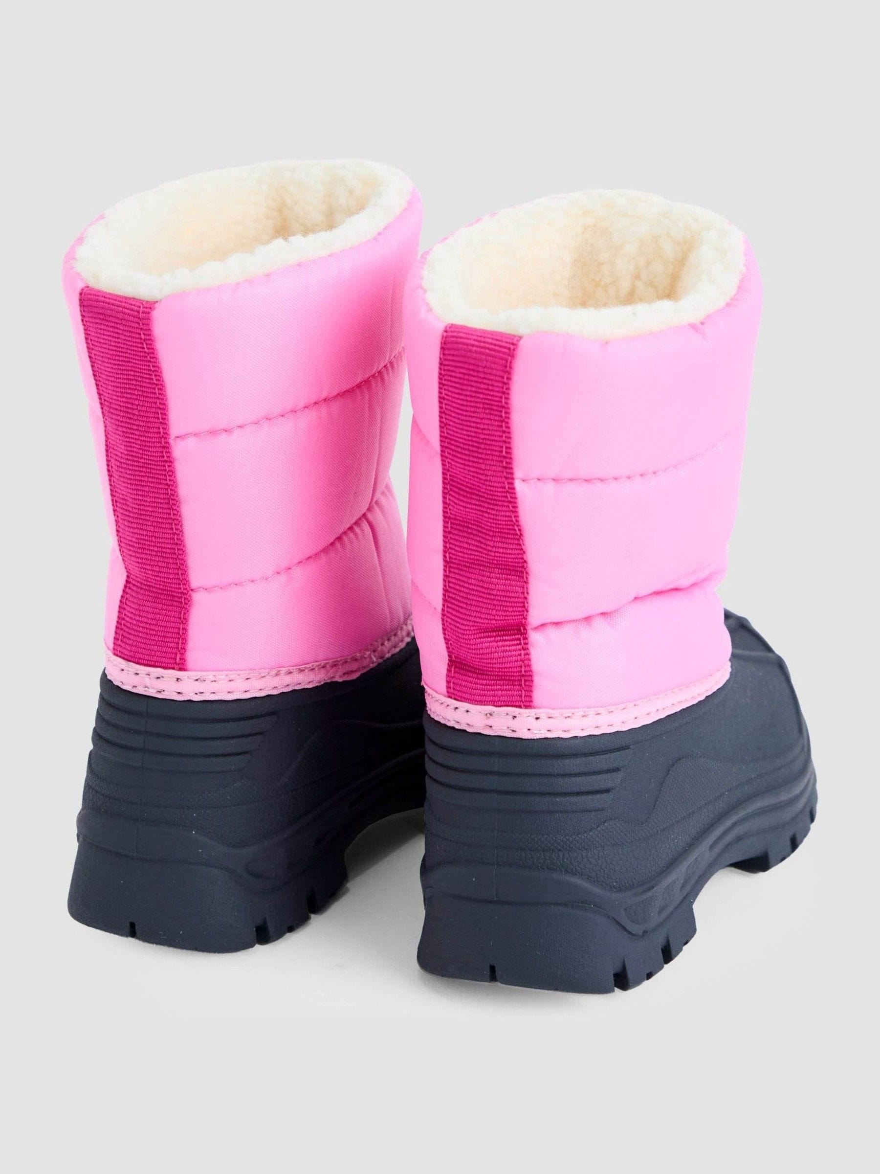 Roze - JoJo Maman Bébé - Behaaglijke sneeuwlaarzen