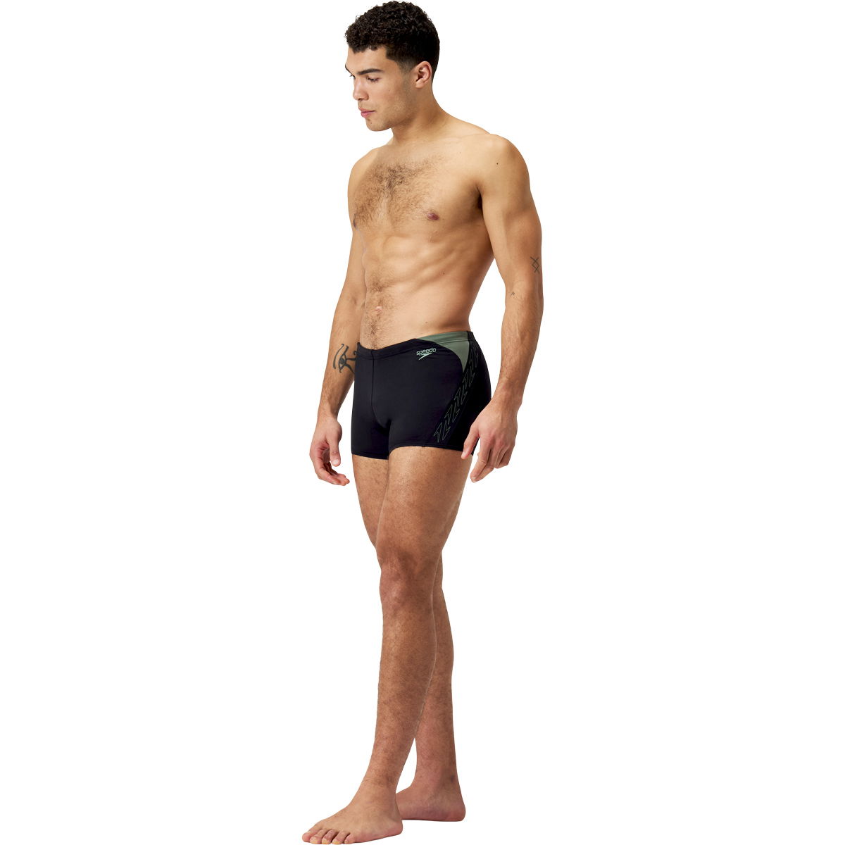 Speedo Hyperboom Splice Aqua Badebukser Herre
