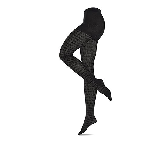 Gemusterte Feinstrumpfhose