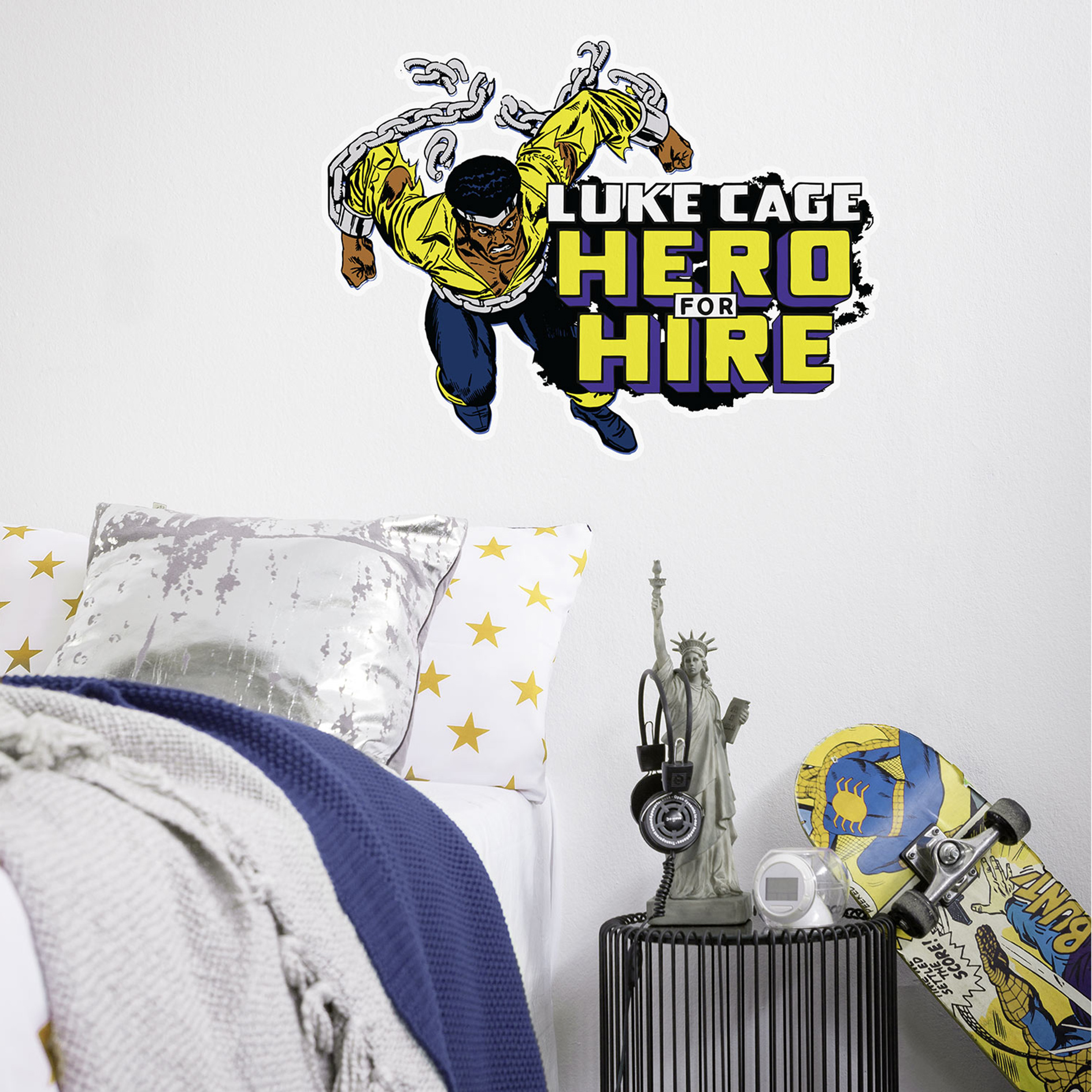 Wandtattoo LUKE CAGE COMIC - bunt - 50x70 cm