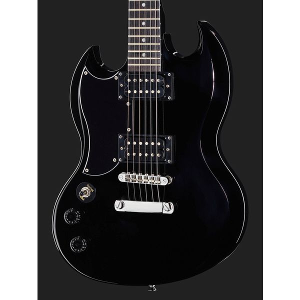 Harley Benton DC-200LH BK Student Ser Bundle