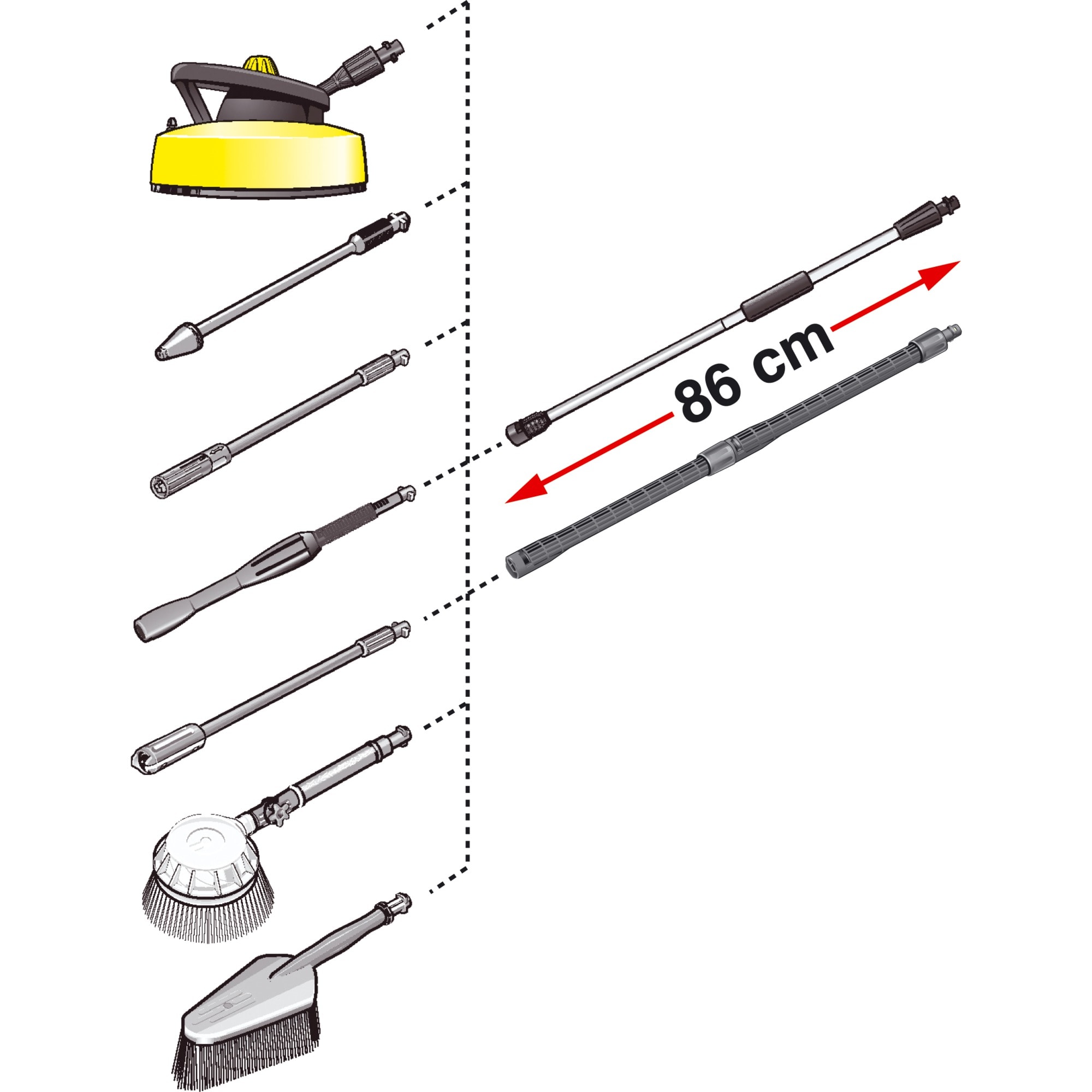 Kärcher Rohr 1-stufige Strahlrohrverlängerung, 40cm
