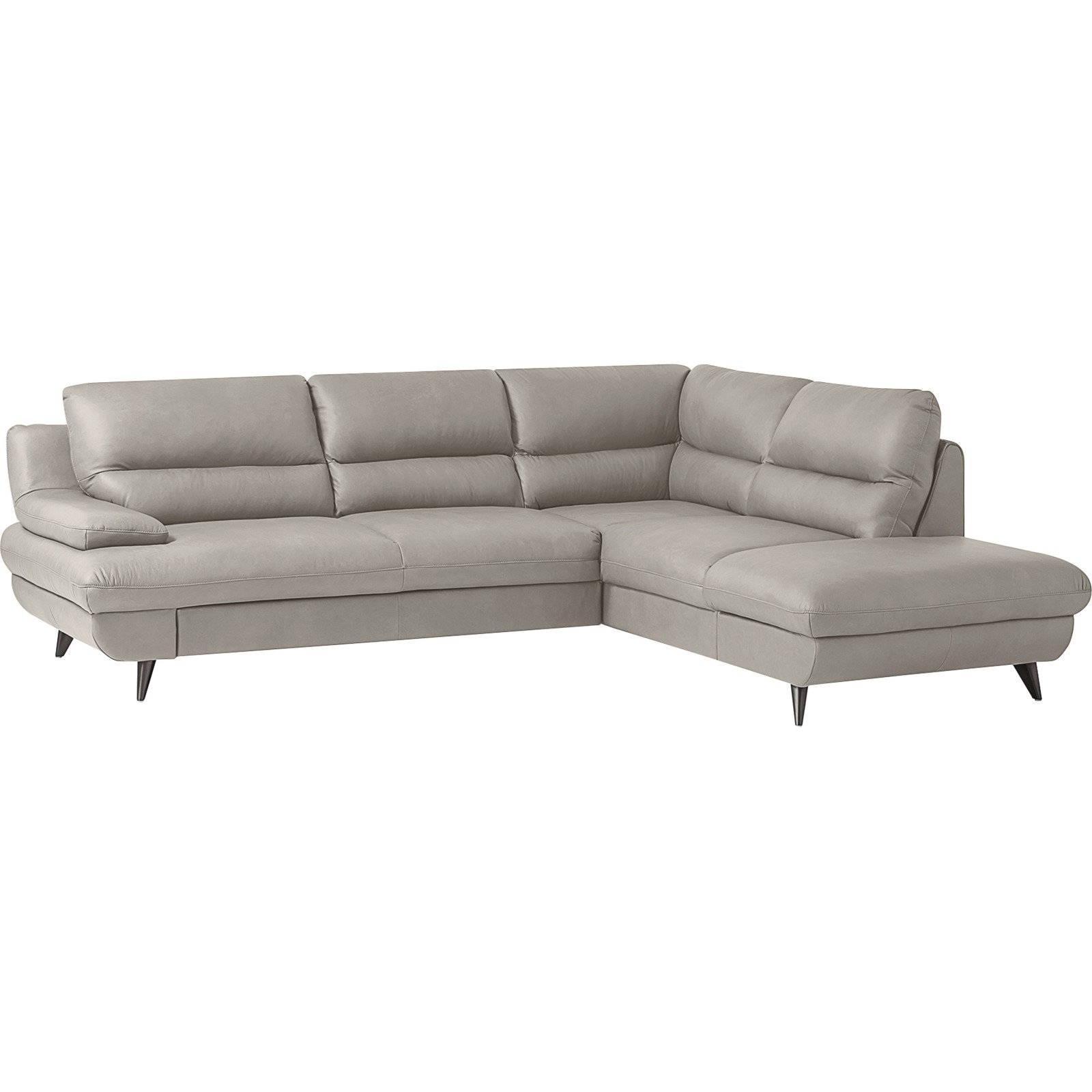 Ecksofa Pike Leder, Ottomane rechts