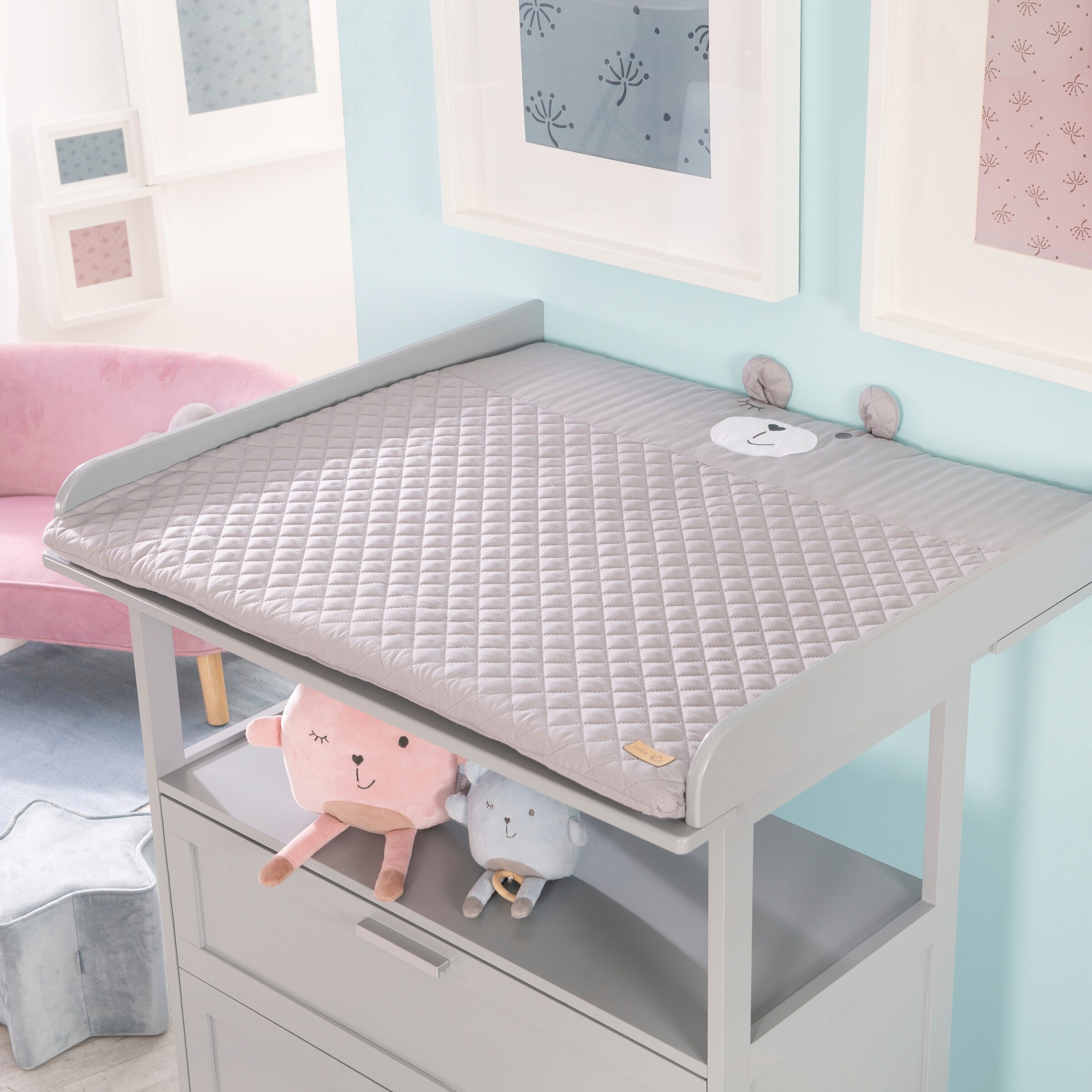 roba Krabbeldecke mit Spielbogen roba Style grau